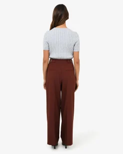 Forcast Abel Adjustable Waist Pants Clay