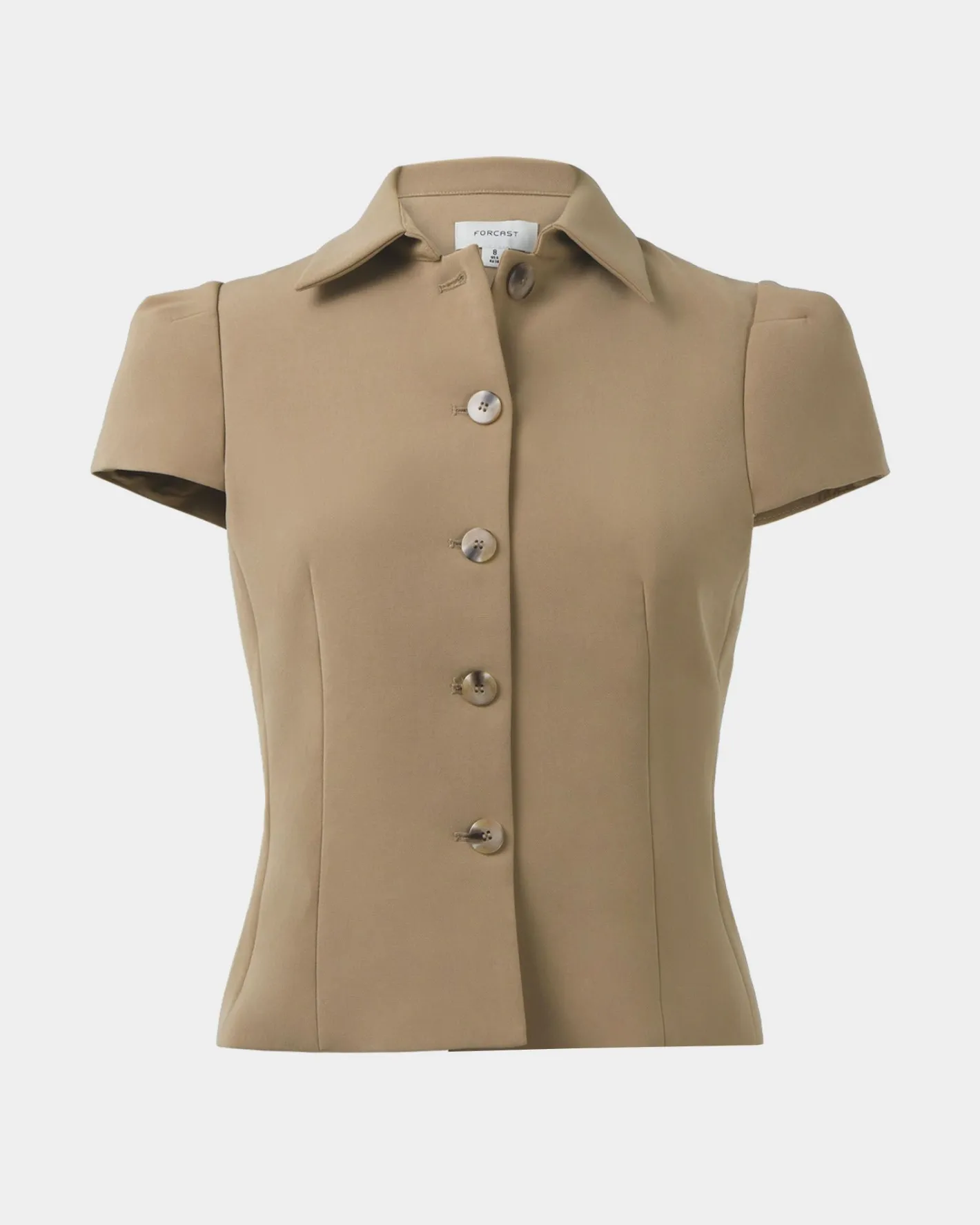 Forcast Ace Button Down Jacket Tan Outlet