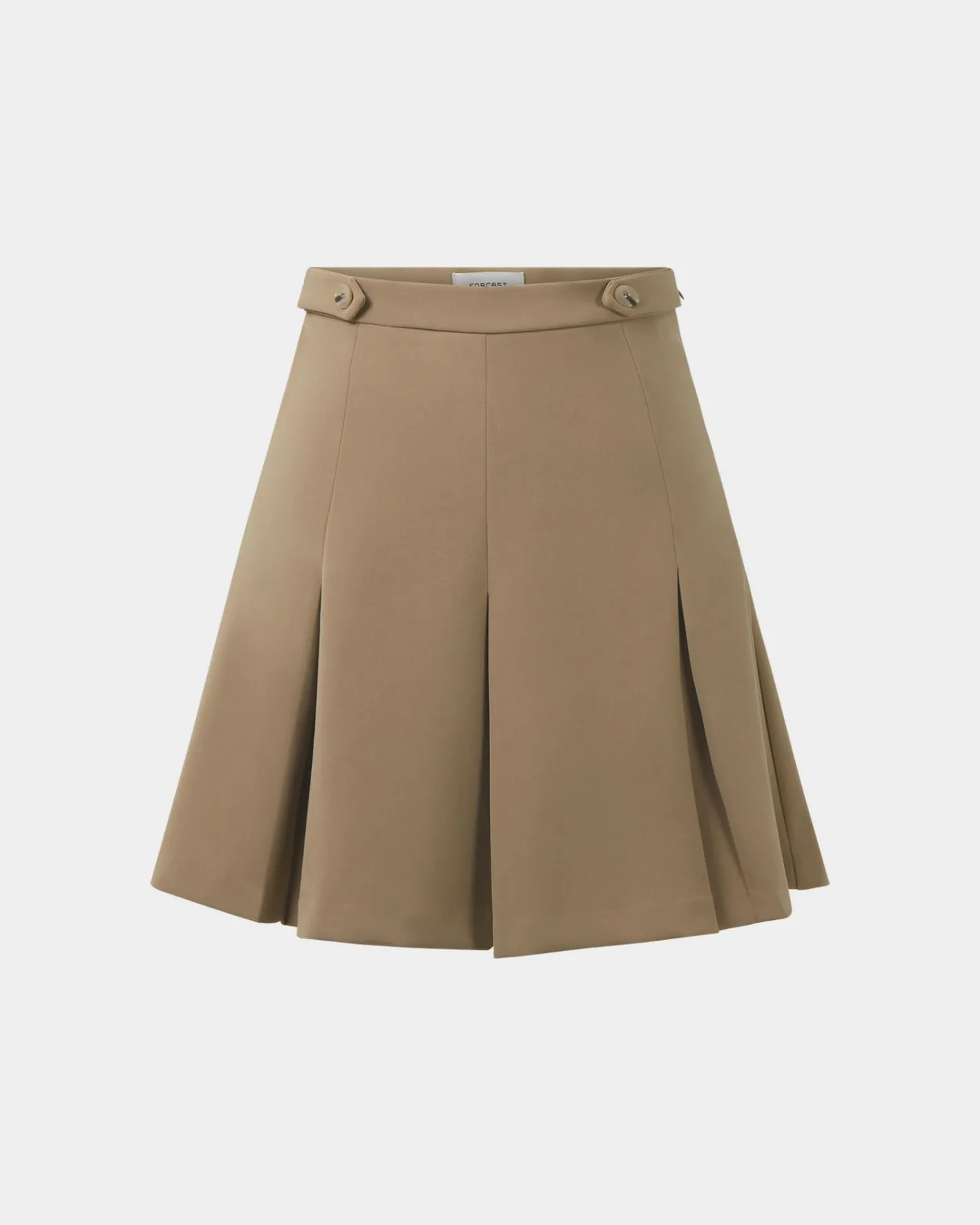 Forcast Ace Pleated Skirt Tan Best
