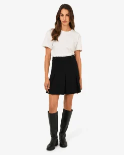 Forcast Ace Pleated Skirt Black Outlet