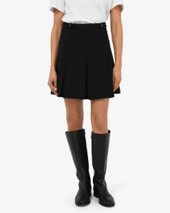 Forcast Ace Pleated Skirt Black Outlet