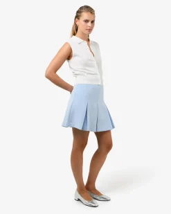 Forcast Ace Pleated Skirt Pastel Blue Best