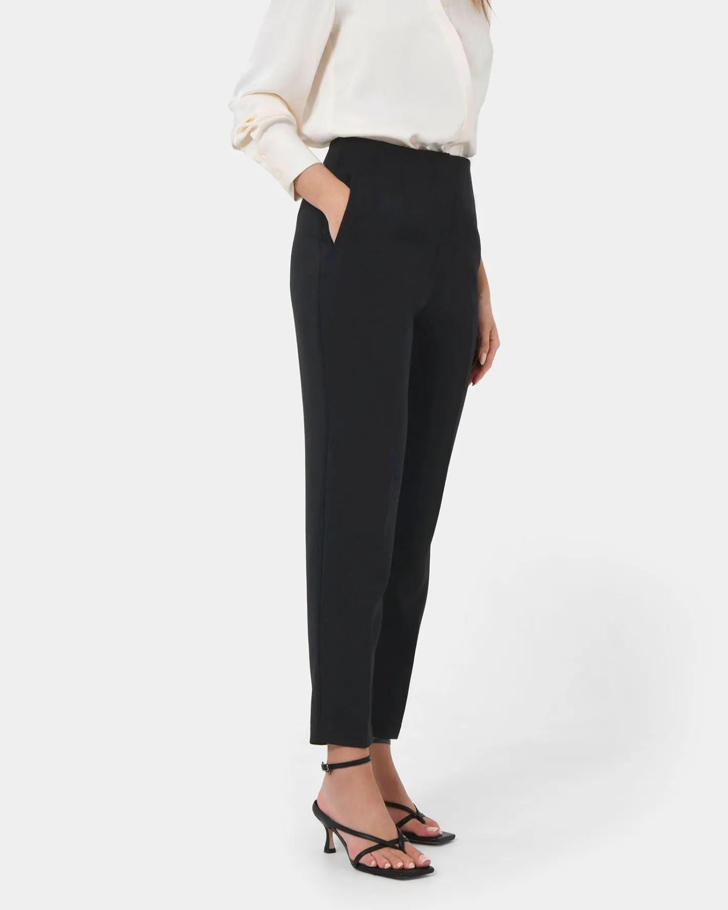Forcast Ace Straight Leg Pants Black Online