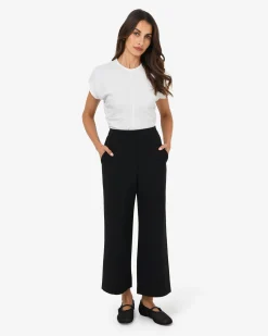 Forcast Ace Wide Leg Culotte Black