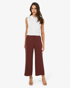 Forcast Ace Wide Leg Culotte Brick Best