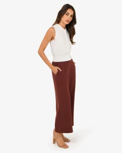 Forcast Ace Wide Leg Culotte Brick Best