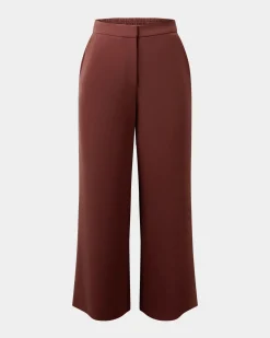 Forcast Ace Wide Leg Culotte Brick Best