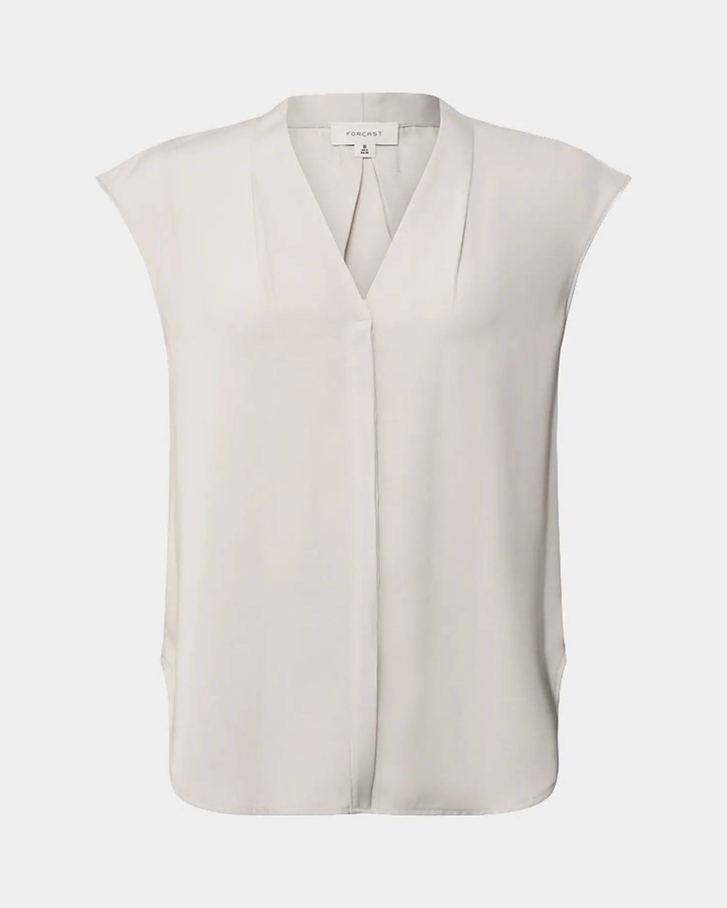 Forcast Adelaide V-neck Cap Sleeve Top Ecru Online
