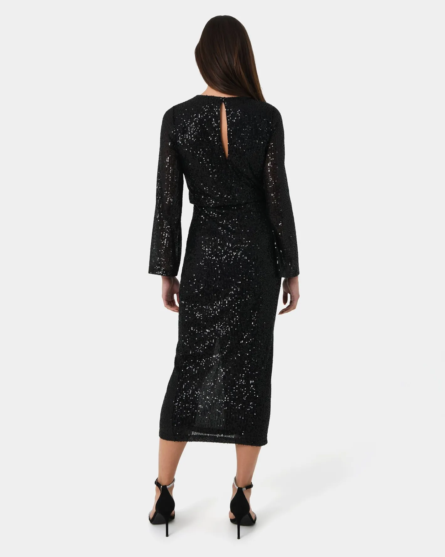 Forcast Adrianna Sequin Dress Black Best