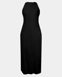 Forcast Aiya Bias Midi Dress Black Online