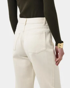 Forcast Alex Boyfriend Jeans Ecru New