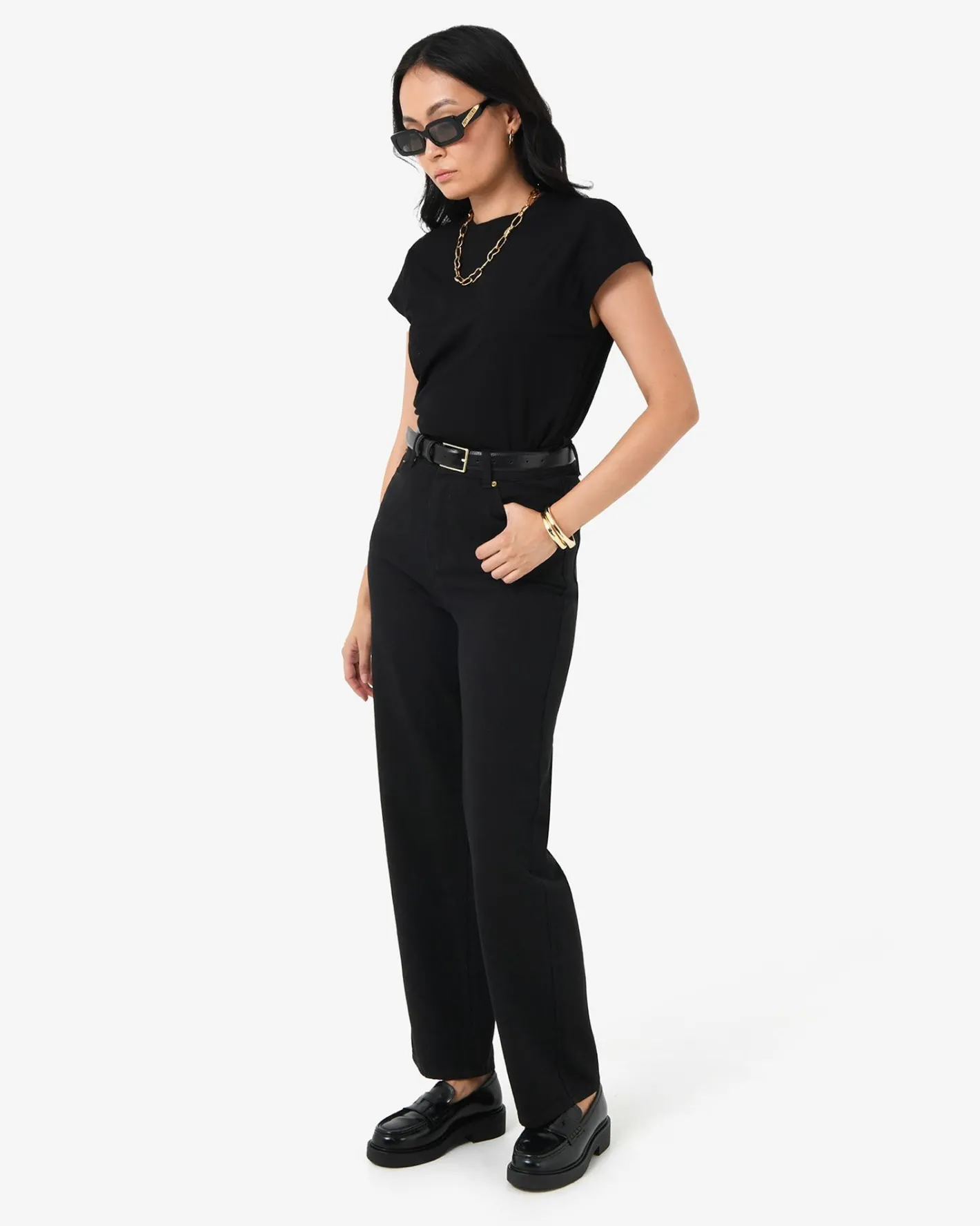 Forcast Alex Boyfriend Jeans Black Online