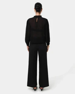 Forcast Aliana Lace Blouse Black Best