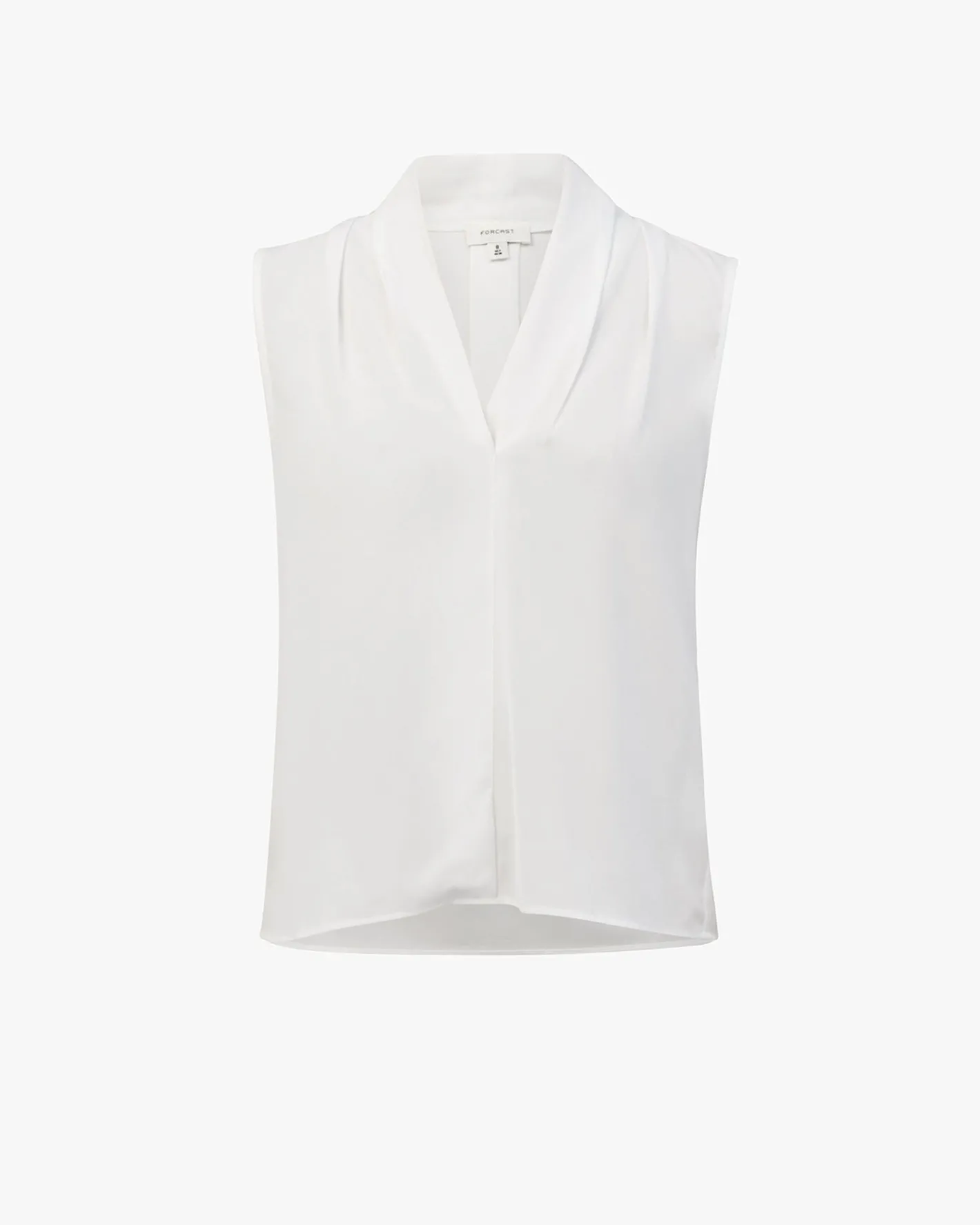 Forcast Alivia 2 V-neck Top Ivory Hot