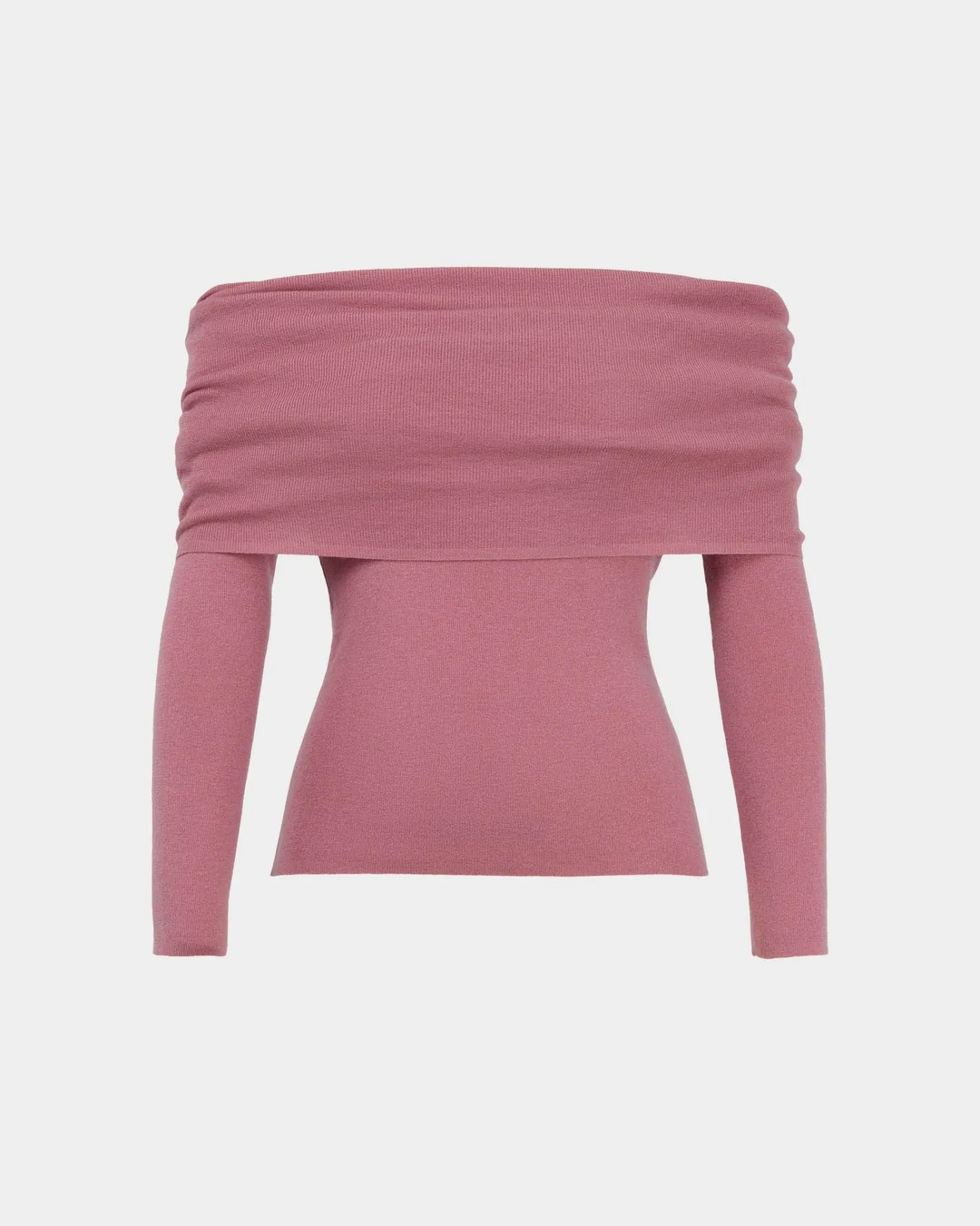 Forcast Ally Off Shoulder Knit Rose Outlet
