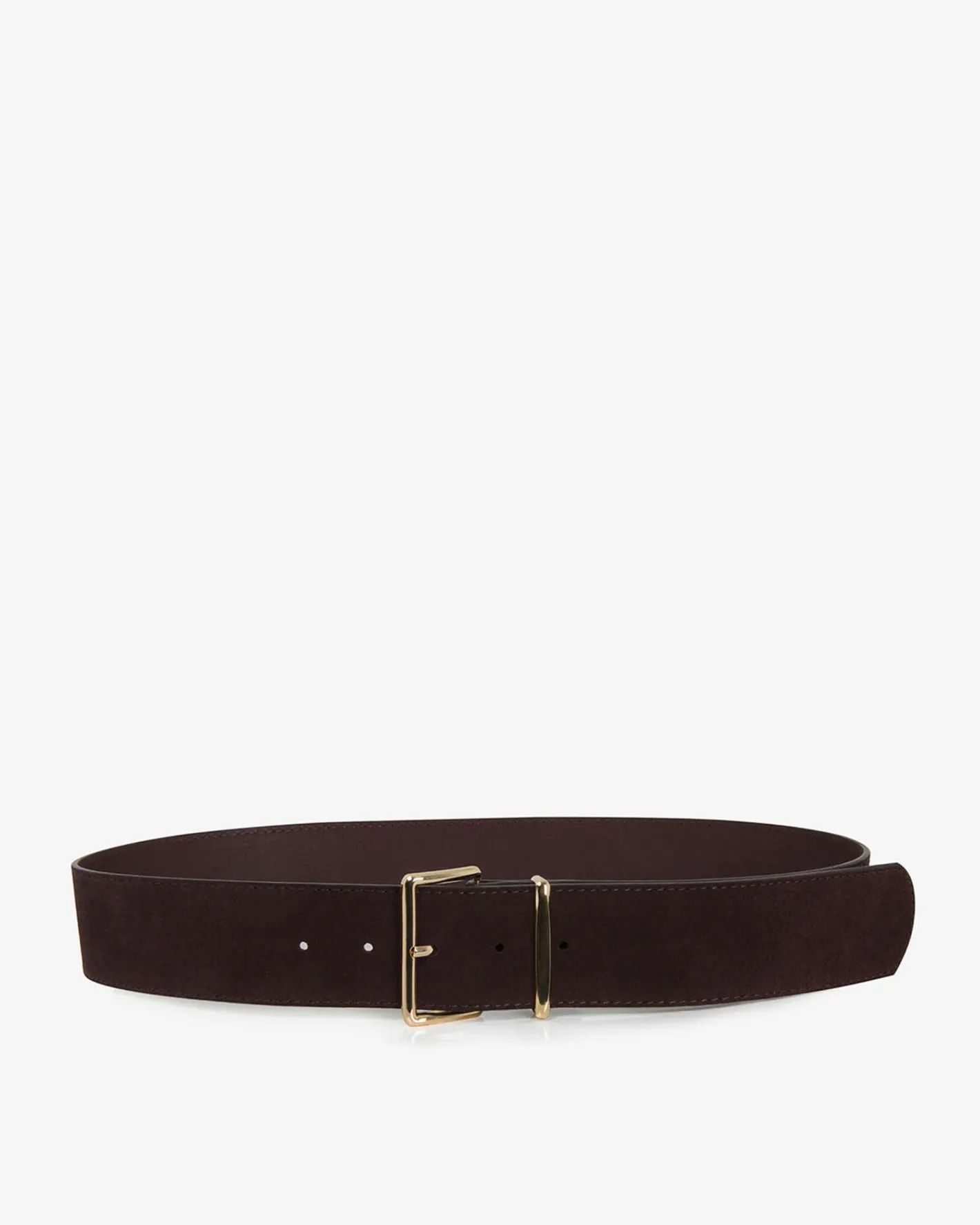 Forcast Amalie Suede Belt Brown Outlet