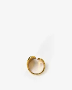Forcast Amara Plated Open Ring Gold Hot