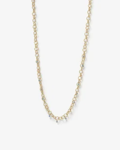 Forcast Amaris Crystal Chain Necklace Gold Best