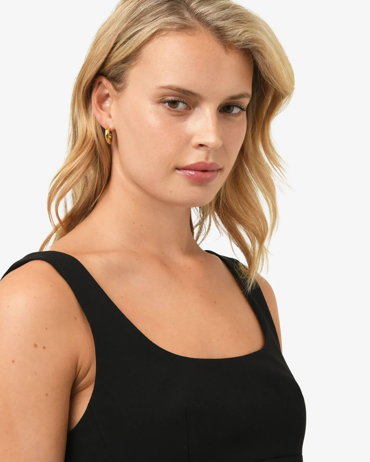 Forcast Amaris Hoop Earrings Gold Outlet