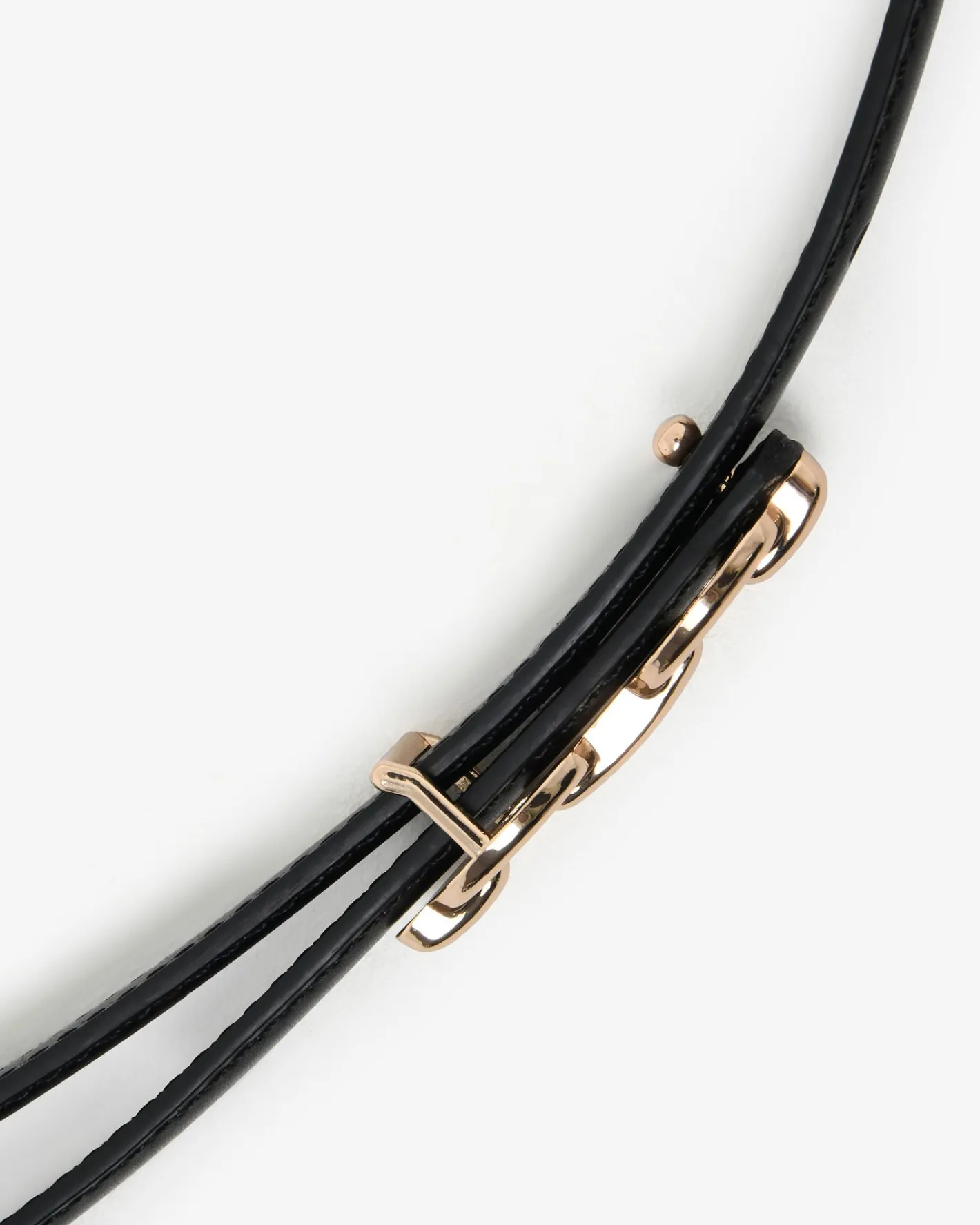 Forcast Amaris Leather Belt Black Hot