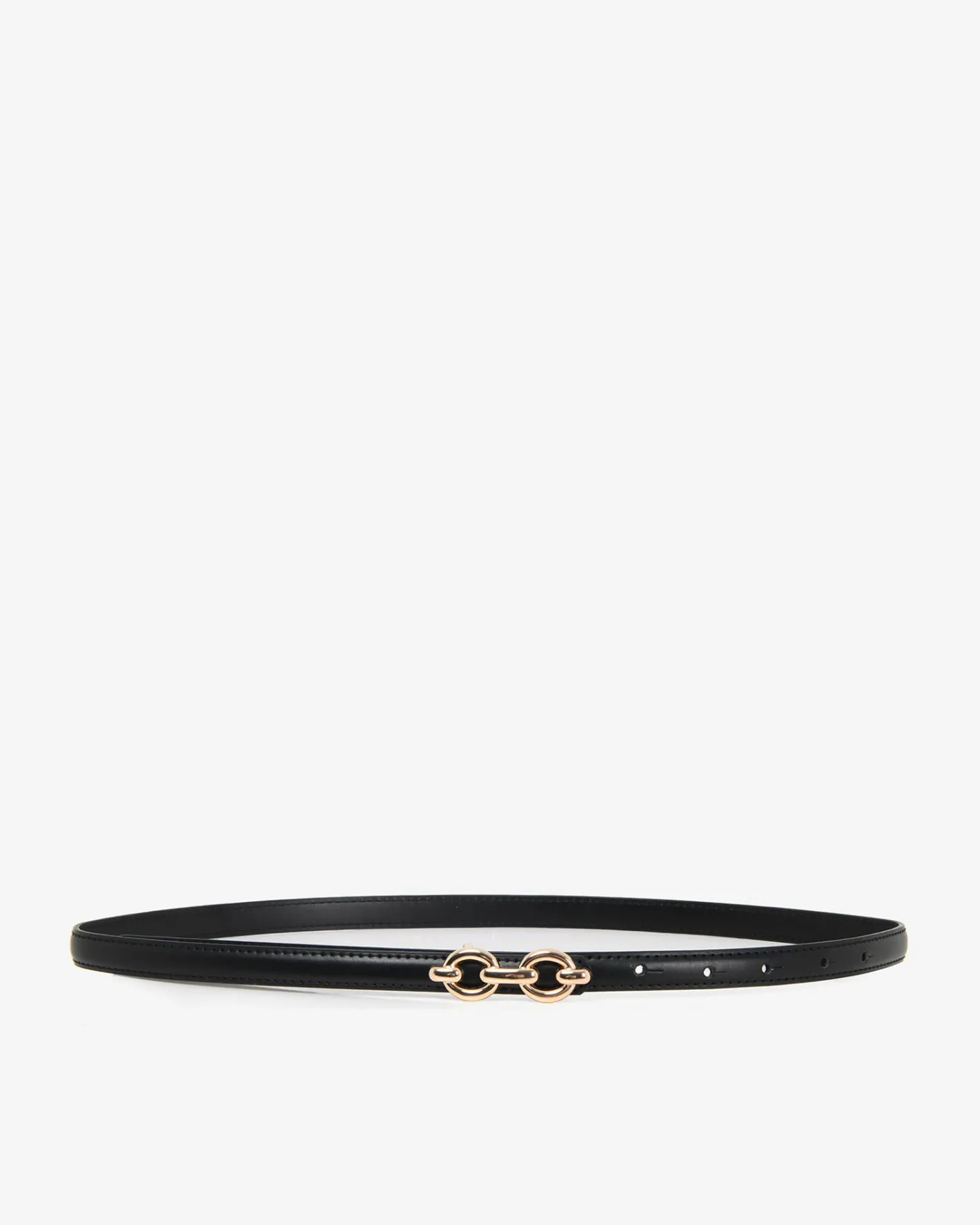 Forcast Amaris Leather Belt Black Hot