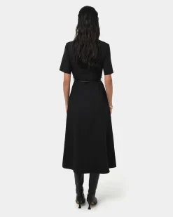 Forcast Amera Belted Utility Dress Black Online