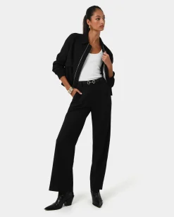 Forcast Amera Bomber Jacket Black Online