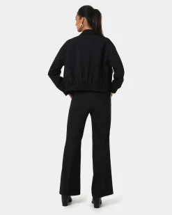 Forcast Amera Bomber Jacket Black Online