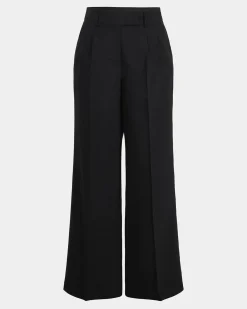 Forcast Amera Wide Leg Tailored Pants Black Hot