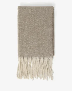 Forcast Ami Fringe Scarf Beige Online