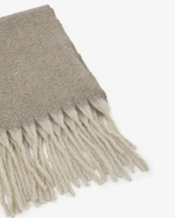 Forcast Ami Fringe Scarf Beige Online