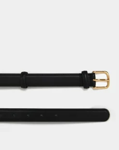 Forcast Amie Leather Belt Black Best