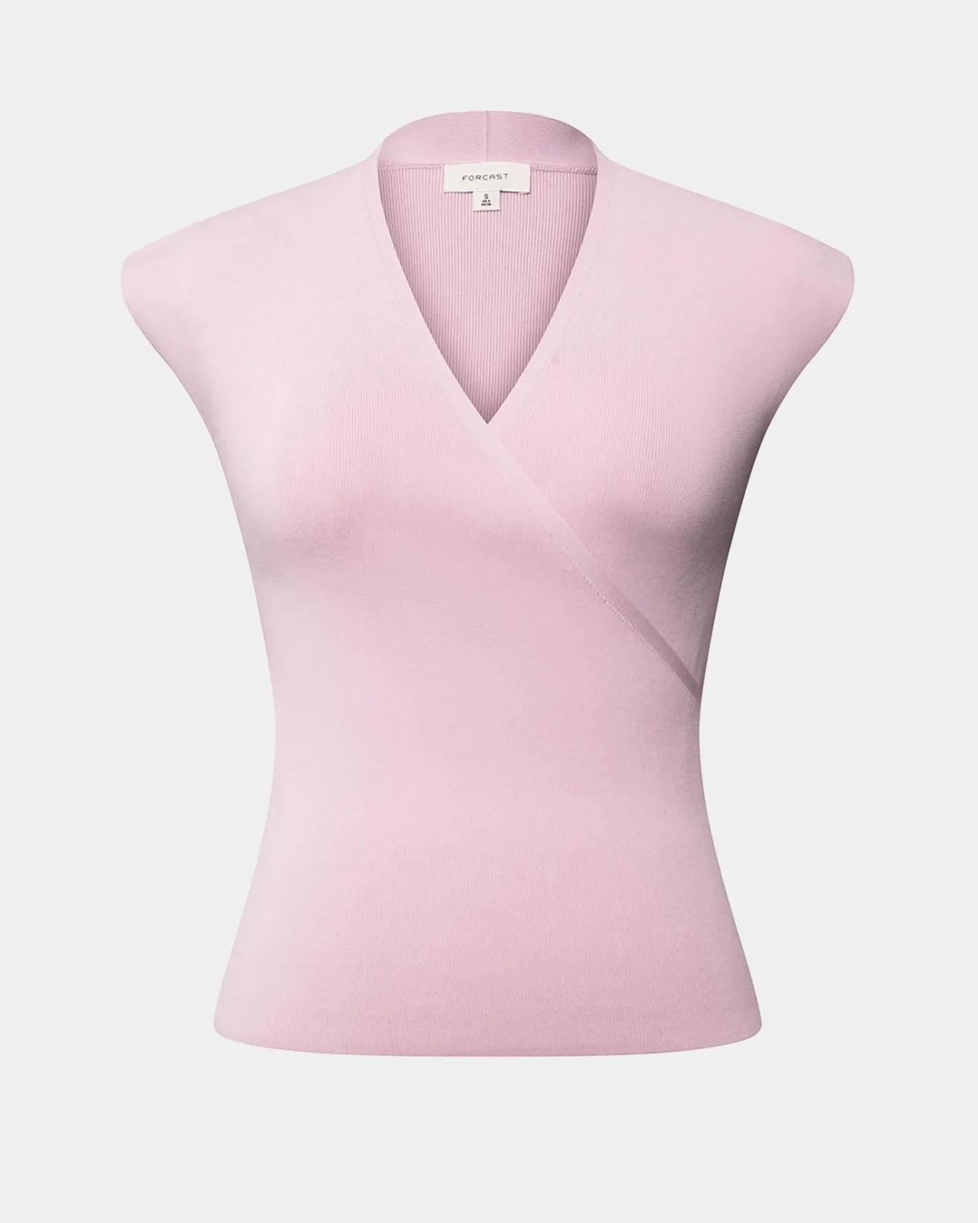 Forcast Ani Wrap Knit Top Pink Online