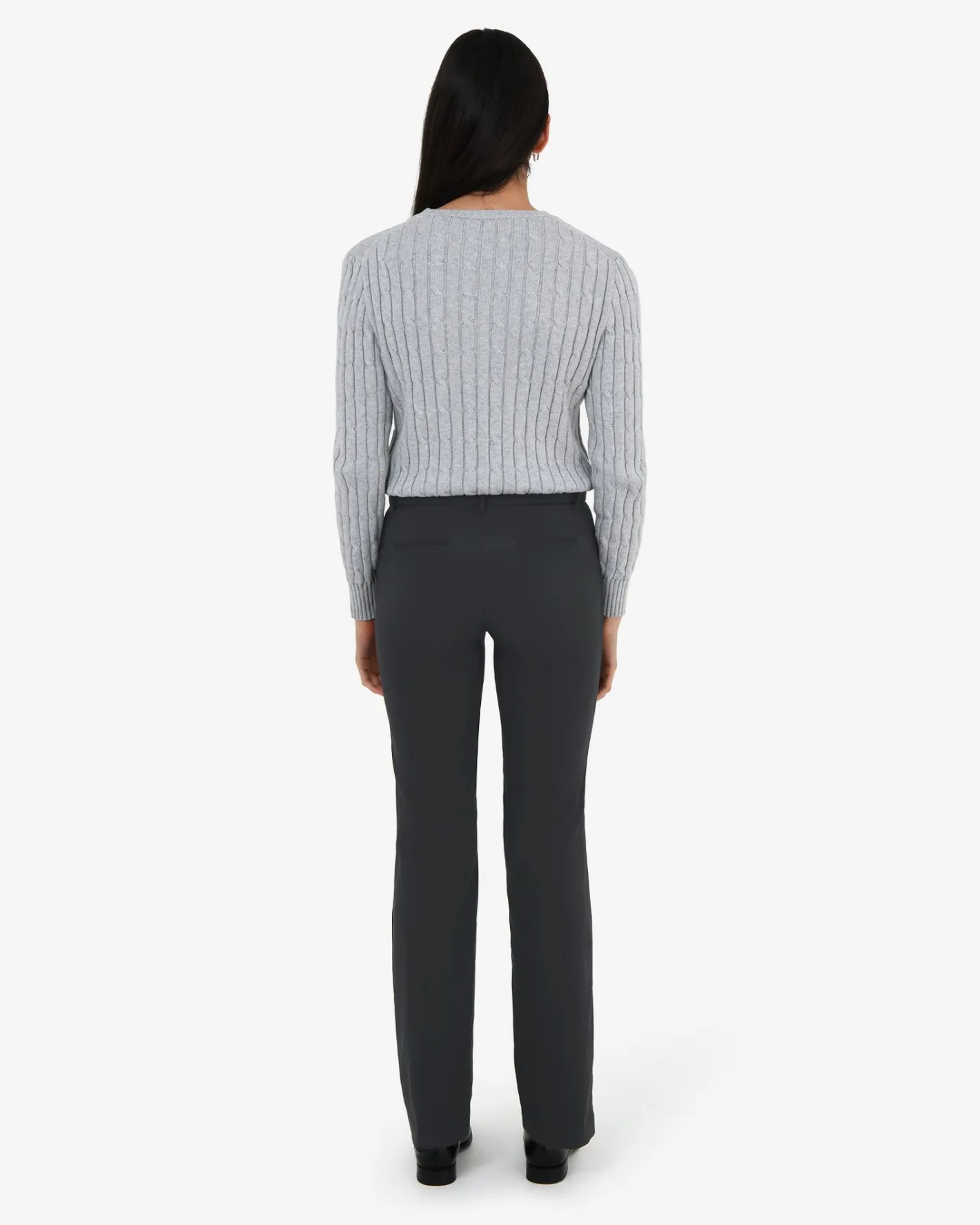 Forcast Annalee Classic Pants Grey New