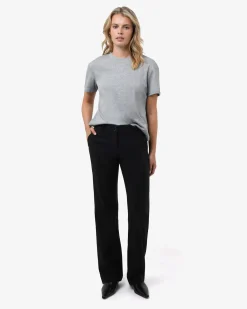 Forcast Annalee Classic Pants Black Clearance