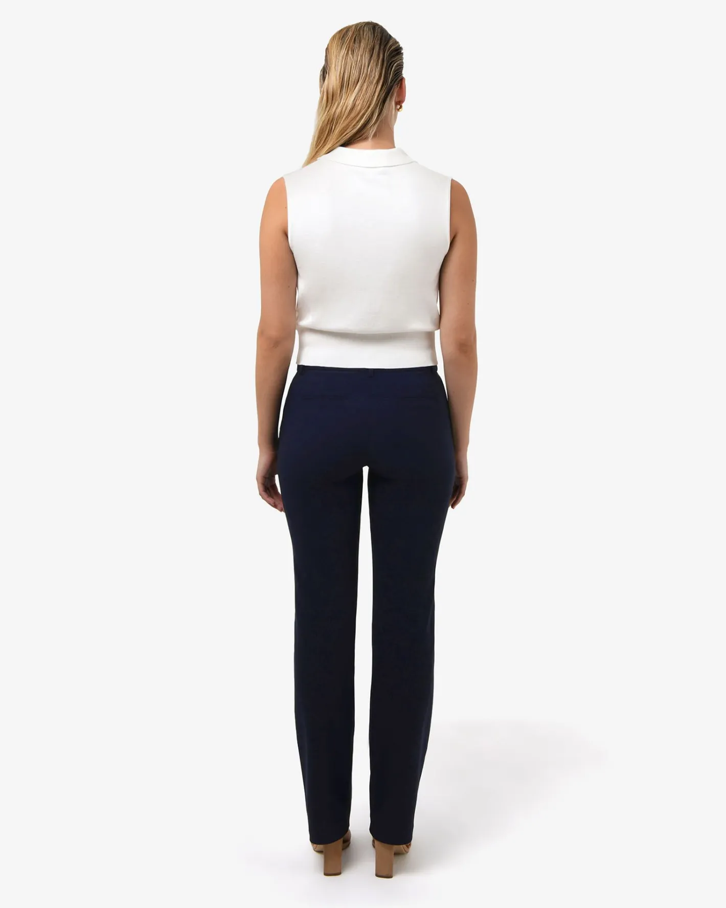 Forcast Annalee Classic Pants Navy Best