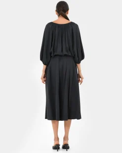 Forcast Annalia Dolman Sleeve Top Black Clearance