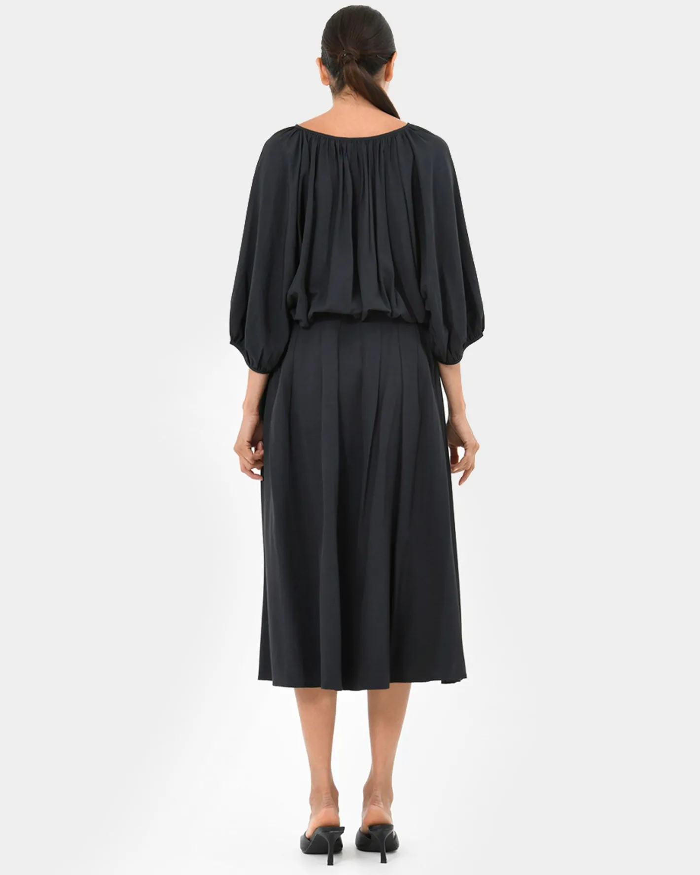 Forcast Annalia Dolman Sleeve Top Black Clearance