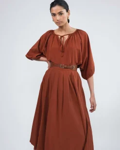 Forcast Annalia Dolman Sleeve Top Rooibos Tea Outlet
