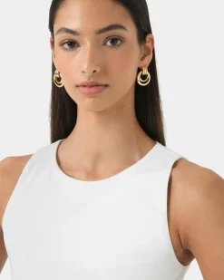 Forcast Anne 16k Plated Earrings Gold Best