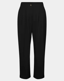 Forcast Antonia Relaxed Cuff Pants Black Online