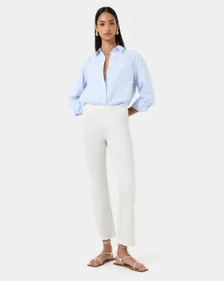 Forcast Astrid Flared Jeans Ivory New