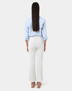 Forcast Astrid Flared Jeans Ivory New