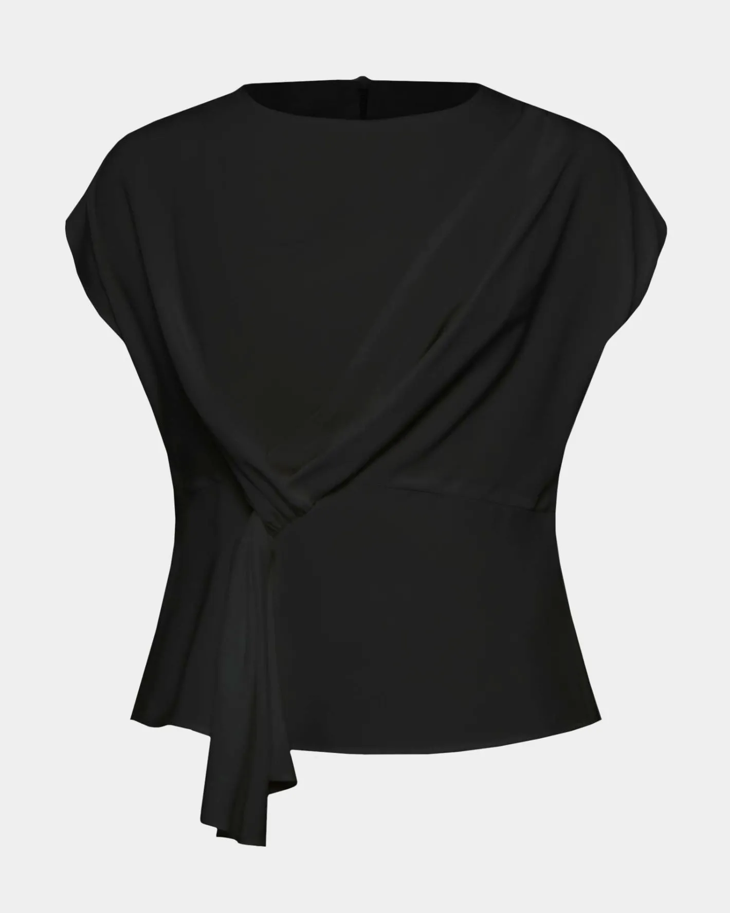 Forcast Athena Draped Top Black Online
