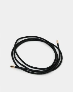 Forcast August Leather Rope Belt Black Sale