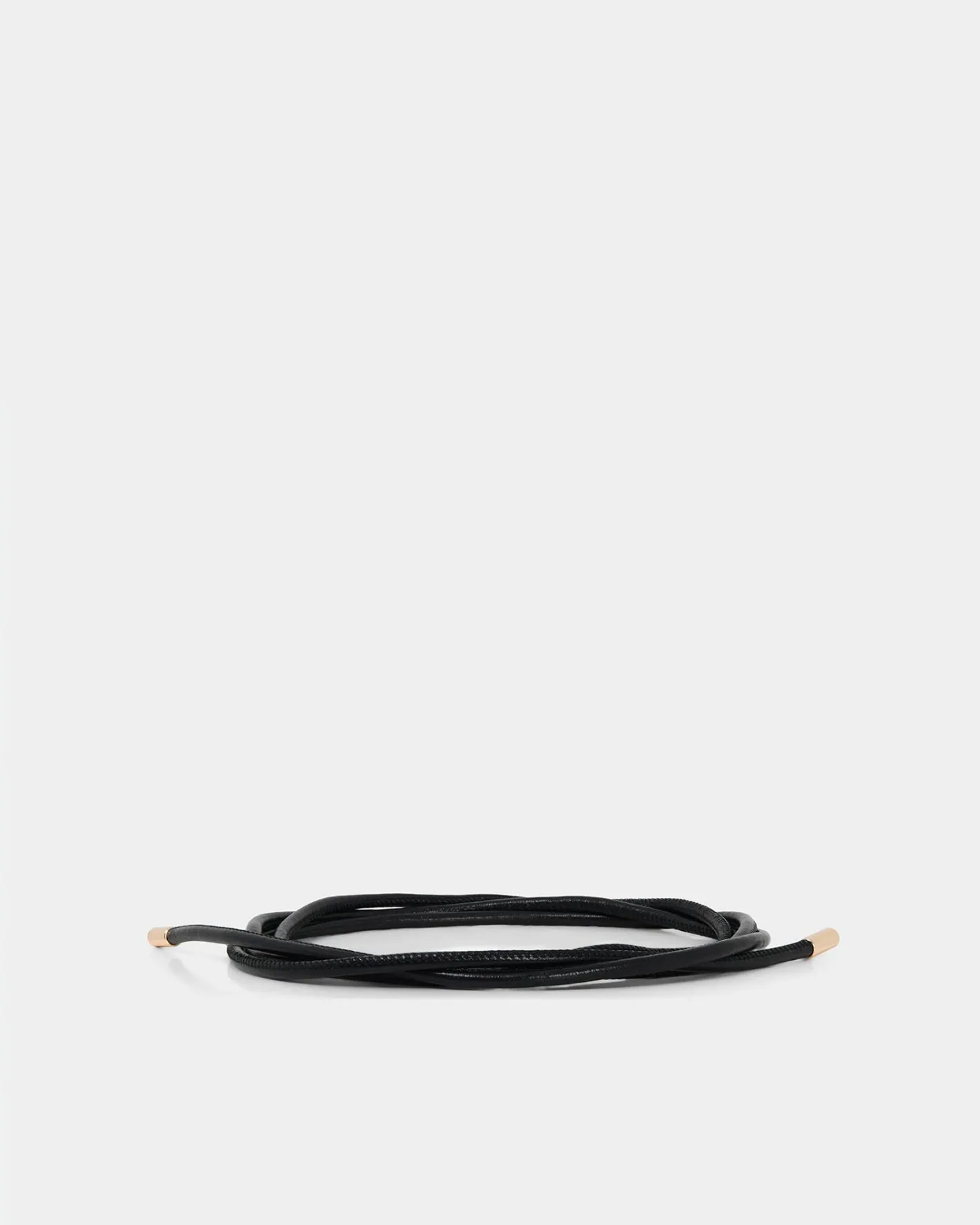 Forcast August Leather Rope Belt Black Sale