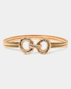 Forcast Avalon Stretch Metal Belt Gold Discount