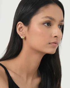 Forcast Ayana 16k Plated Earrings Gold Outlet