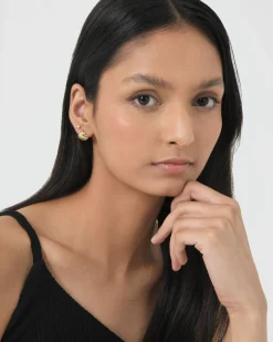 Forcast Ayana 16k Plated Earrings Gold Outlet