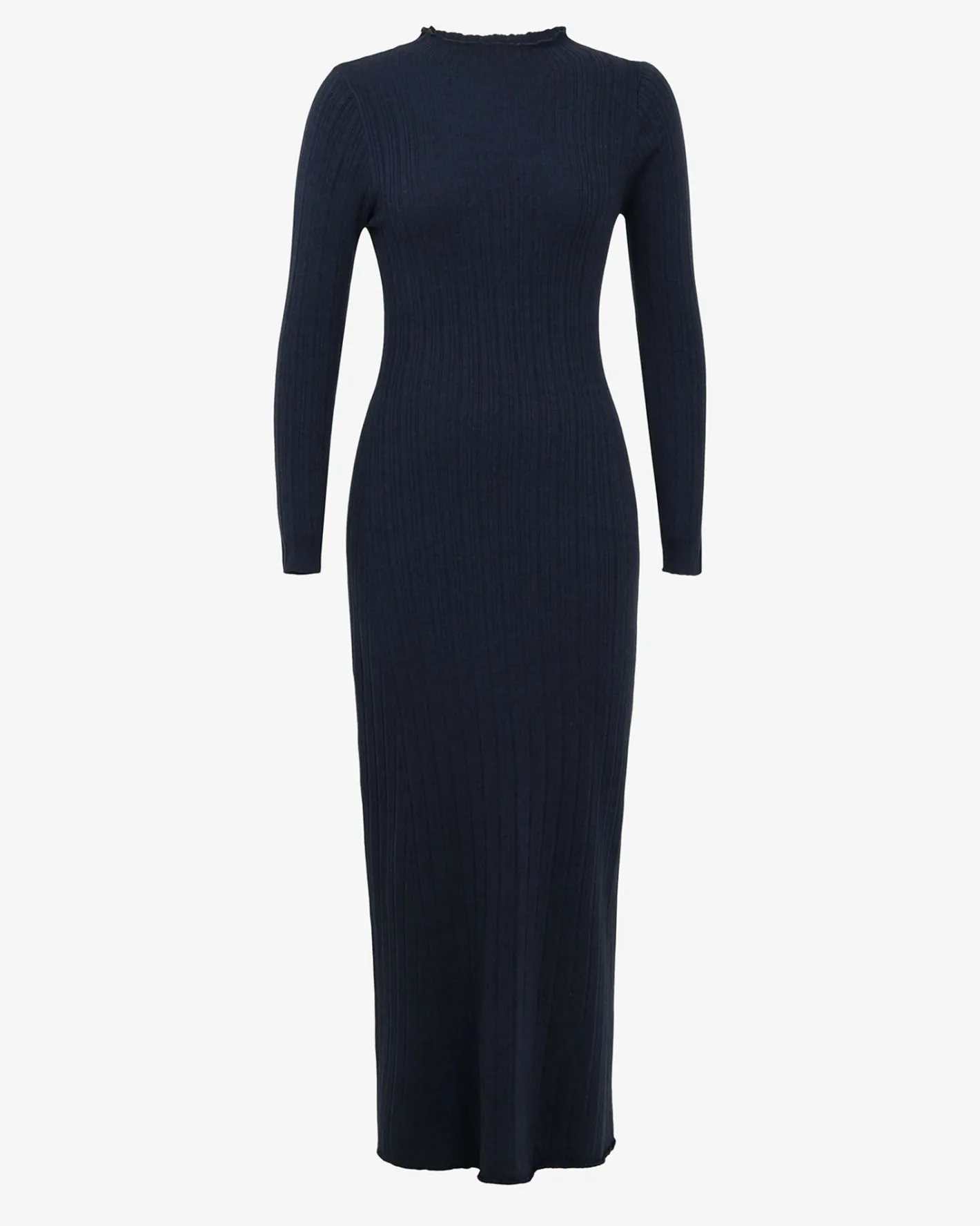 Forcast Bambi Knit Midi Dress Navy Discount
